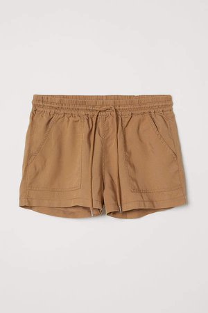 Lyocell Shorts - Beige