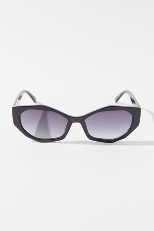 Pamela Angled Rectangle Sunglasses | Urban Outfitters