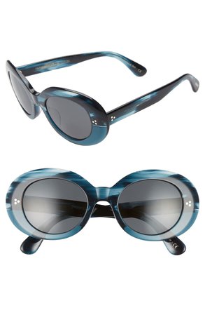 Oliver Peoples Erissa 52mm Round Sunglasses | Nordstrom