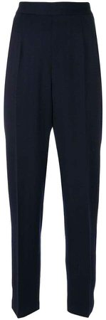 Pre-Owned classic tapered trousers
