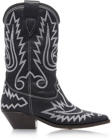 Duerto Leather Cowboy Boots