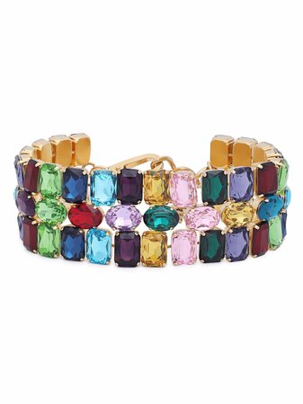 Dolce & Gabbana Multicoloured Rhinestone Necklace