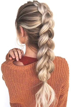 long blonde braided hairstyles - Google Search