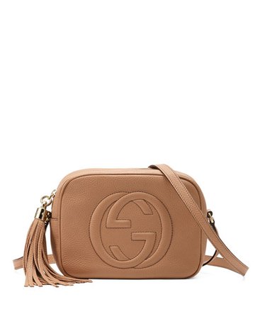 Gucci Soho Small Shoulder Bag, Beige