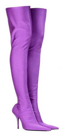 purple thigh high