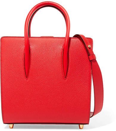Paloma Small Studded Textured-leather Tote