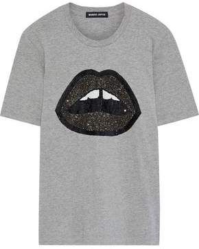 Alex Sequin-embellished Cotton-jersey T-shirt