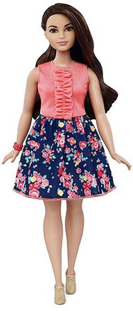 Amazon.com: Barbie Fashionistas Doll 26 Spring Into Style - Curvy: Toys & Games