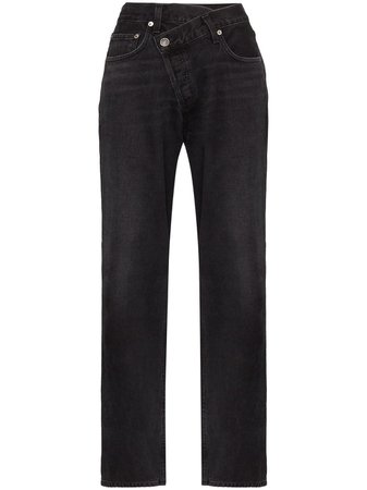 Shop AGOLDE criss-cross wide leg jeans with Express Delivery - FARFETCH