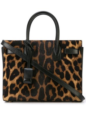 Saint Laurent leopard print tote bag $2,520 - Buy Online - Mobile Friendly, Fast Delivery, Price