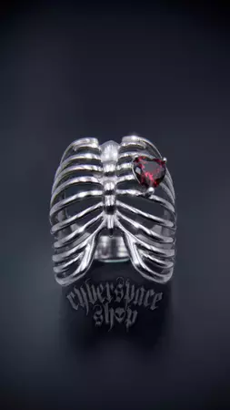 RIBCAGE RING – Cyberspace Shop