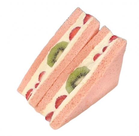 @darkcalista pink strawberry kiwi sandwich png