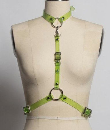 lime green harness
