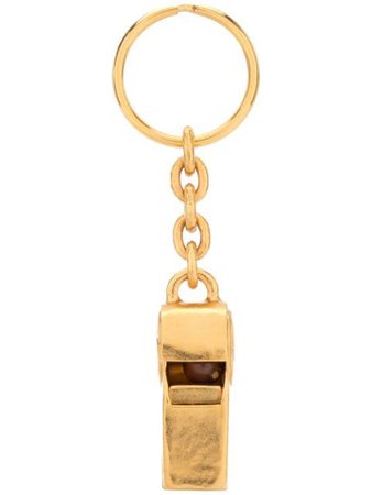 Chanel Pre-Owned CC logos whistle gold chain keyholder $1,652 - Buy Online VINTAGE - Quick Shipping, Price