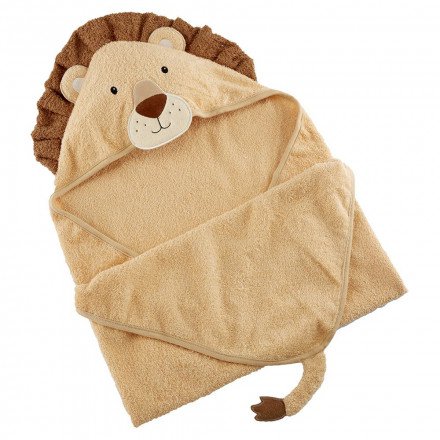 Baby Aspen - Lion Hooded Towel - Brown - Swimwear - Baby Clothes (0-2) - Clothes