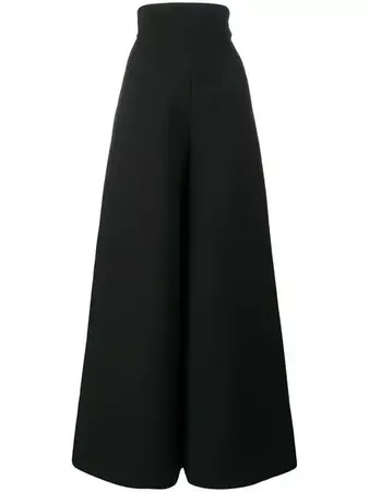 Vika Gazinskaya Extra Wide Leg High Waisted Trousers $1,629 - Shop AW17 Online - Fast Delivery, Price