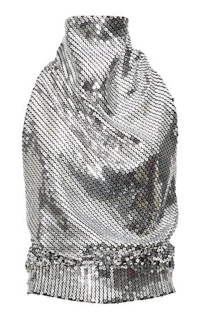Sequin-Embellished Halter Neck Top by The Attico | Moda Operandi