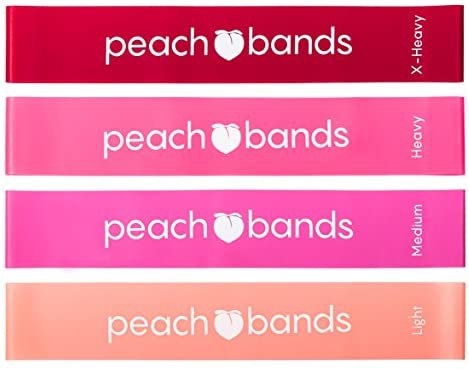 Amazon.com : PEACH BANDS Resistance Bands Set - Exercise Workout Bands for Legs and Butt : Sports & Outdoors