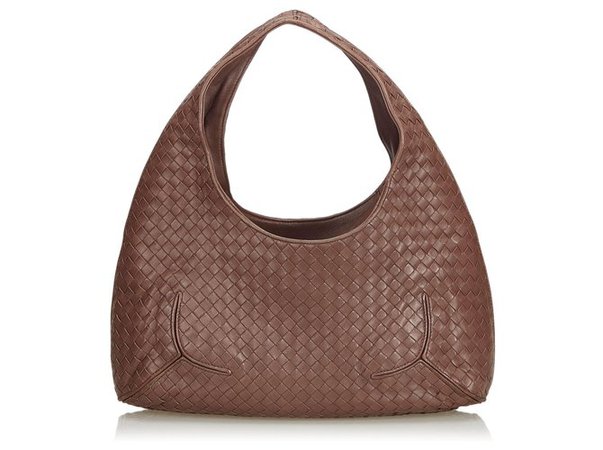 Bottega Veneta Bottega Veneta Brown Intrecciato Leather Hobo Bag Handbags Leather,Other Brown ref.129113 - Joli Closet