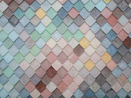 geometric mosaic tiles kitchen #3