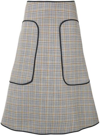 Witch check skirt
