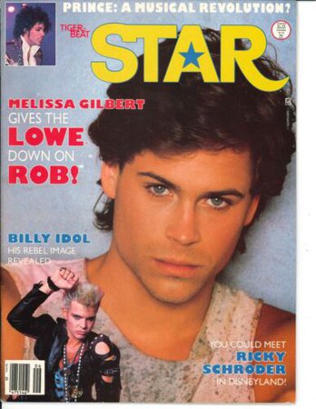 Tiger Beat Star Magazine June 1985 Rob Lowe Prince Billy Idol Cyndi Lauper DLR | eBay