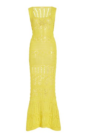 Karliah Crochet Cotton Maxi Dress By Alexis | Moda Operandi
