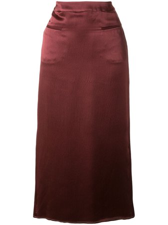 Rejina Pyo Fitted Ruched Sides Skirt - Farfetch