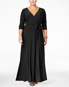 Love Squared Trendy Plus Size Sleeveless Knotted Maxi Dress & Reviews - Dresses - Plus Sizes - Macy's