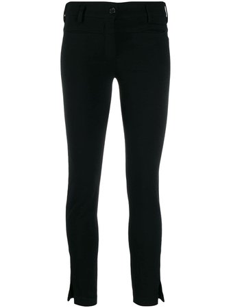 Black Ann Demeulemeester Slim Fit Trousers | Farfetch.com