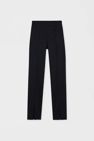 Skinny pants with vents - pull&bear