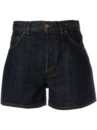 Chloé high-rise denim-shorts - Farfetch