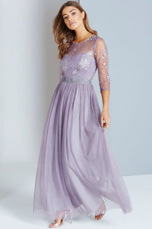 Lilac prom dress