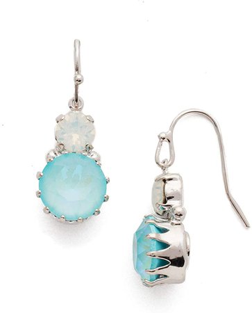 Amazon.com: Sorrelli Yucca Statement Earrings, Antique Silver-Tone Finish, Glacier: Jewelry