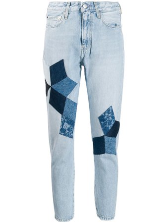 Calvin Klein Jeans Patchwork Jeans - Farfetch