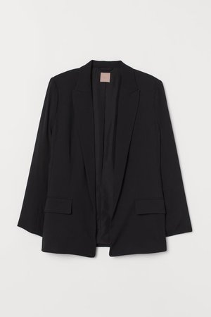 H&M+ Long Jacket - Black - Ladies | H&M US