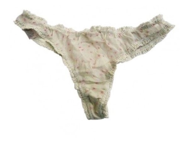 white and pink panties