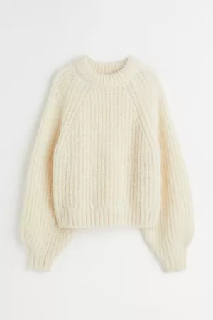 Wool Sweater - Cream - Ladies | H&M CA