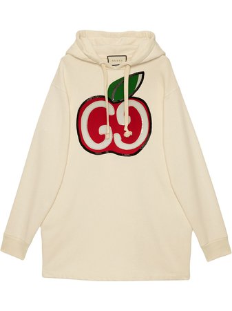Gucci Gg Apple Hoodie Dress Ss20 | Farfetch.com