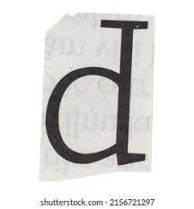newspaper letter d - Google Search