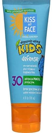 Amazon.com: Kiss My Face Kids Defense Mineral SPF 30 Lotion Sunscreen 4 oz: Beauty