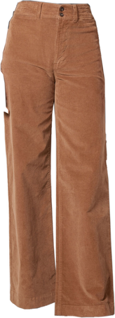 Wide-Legged Corduroy Pants