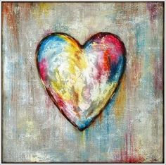 multicolor heart - Art