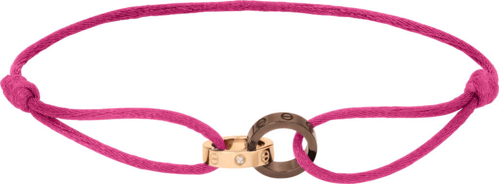 CRB6040100 - LOVE bracelet - Pink gold, ceramic, diamonds - Cartier