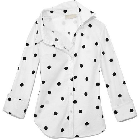 black and white polka dot shirt - Google Search