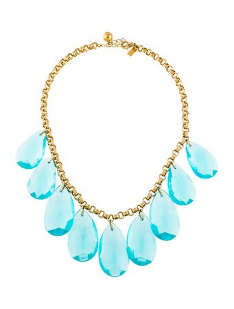 Kate Spade New York Crystal Drop Necklace - Necklaces - WKA107571 | The RealReal