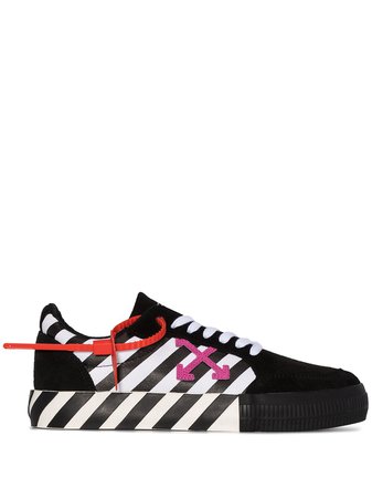 Off-White Arrow Striped low-top Sneakers - Farfetch