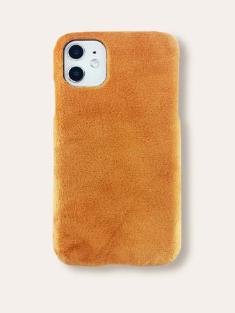 Solid Fuzzy iPhone Case | SHEIN USA