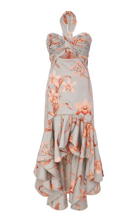 River Of Life Cotton Sateen Dress by Johanna Ortiz | Moda Operandi