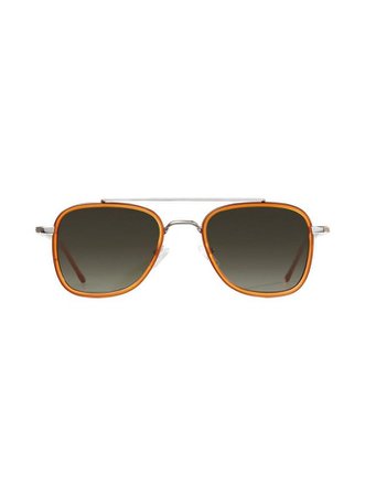 James Orange Frame Aviator Sunglasses | Burton